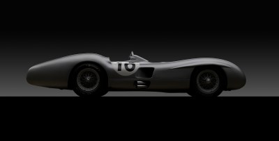 Exterior view of the 1954 Mercedes-Benz W196 Streamliner ‘Monza’.