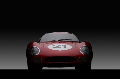 Front exterior view of the 1964 Ferrari 250 LM, chassis no. 5893.