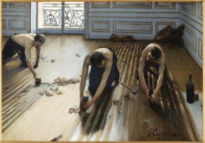 Gustave Caillebotte, 
Raboteurs de parquet, 1875