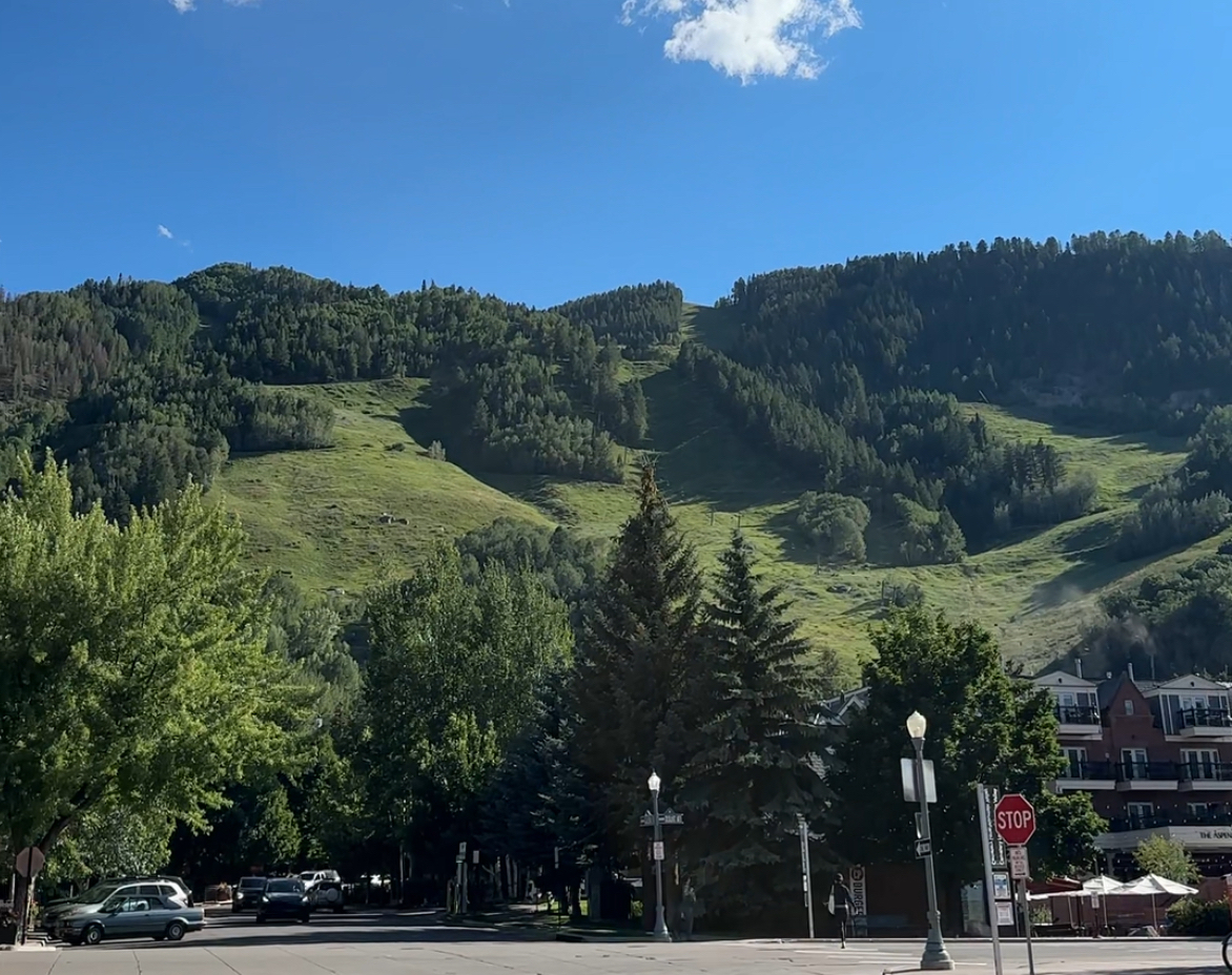 A view of the mountains around Aspen, Colorado.