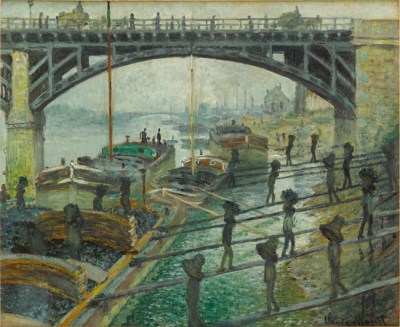 Claude Monet, Les déchargeurs de charbon, 1875