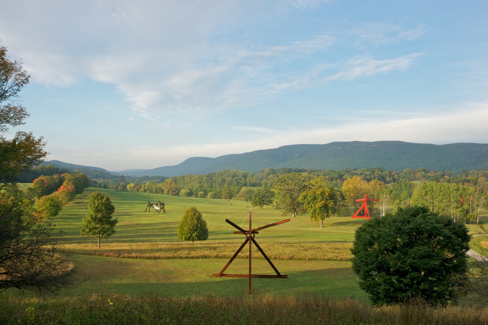 Outdoor view of sculpture park.