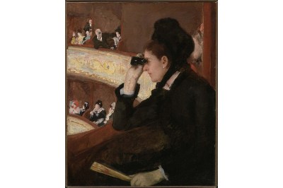 Mary Cassatt, In the Loge, 1878.