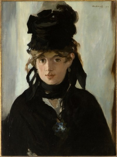 Edouard Manet, 
Berthe Morisot au bouquet de violettes, 1872