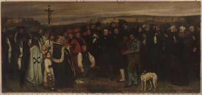 Gustave Courbet, Un enterrement à Ornans, 1849–50